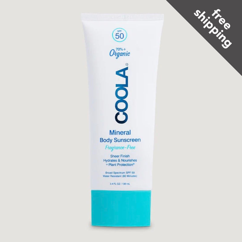 COOLA Mineral Body Organic Sunscreen Lotion Fragrance Free SPF 50