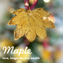 Maple Gold Leaf Tree Ornament