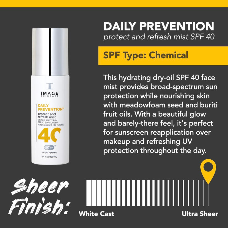 DAILY PREVENTION protect and refresh mist SPF 40