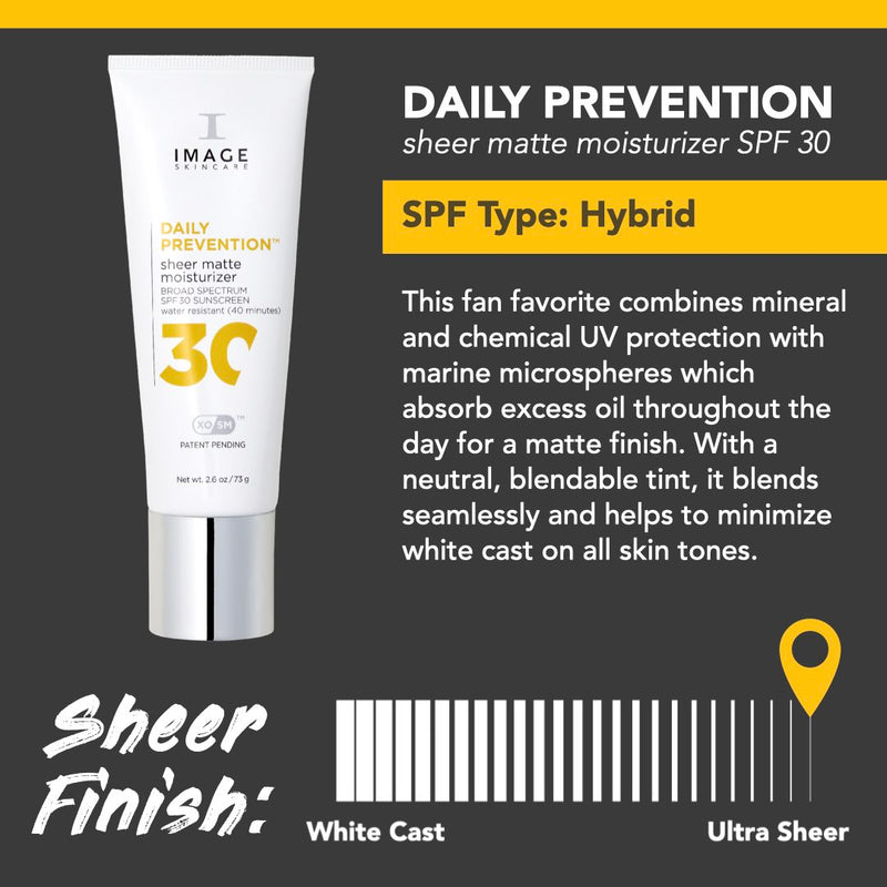 DAILY PREVENTION sheer matte moisturizer SPF 30